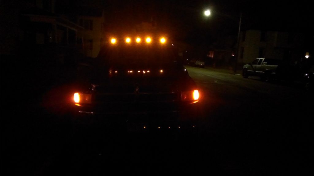 My Harbor Freight Cab Lights Installed DODGE RAM FORUM